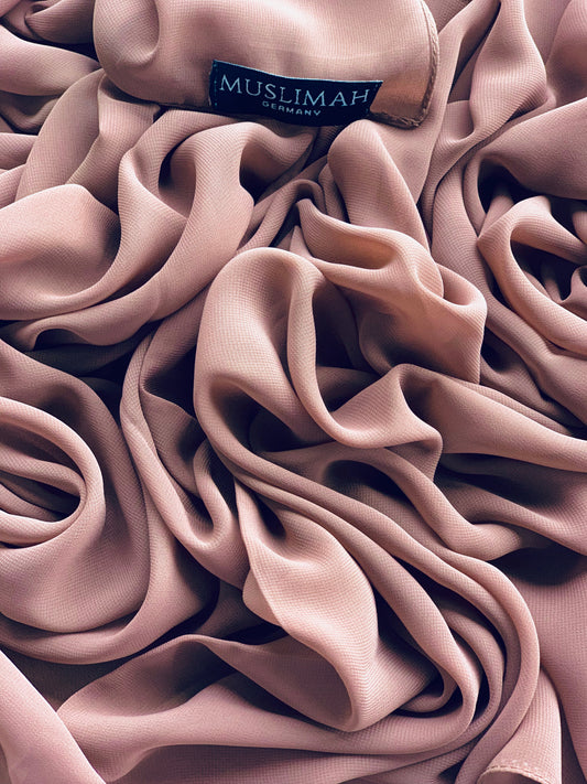 Coffee Premium Chiffon Hijab