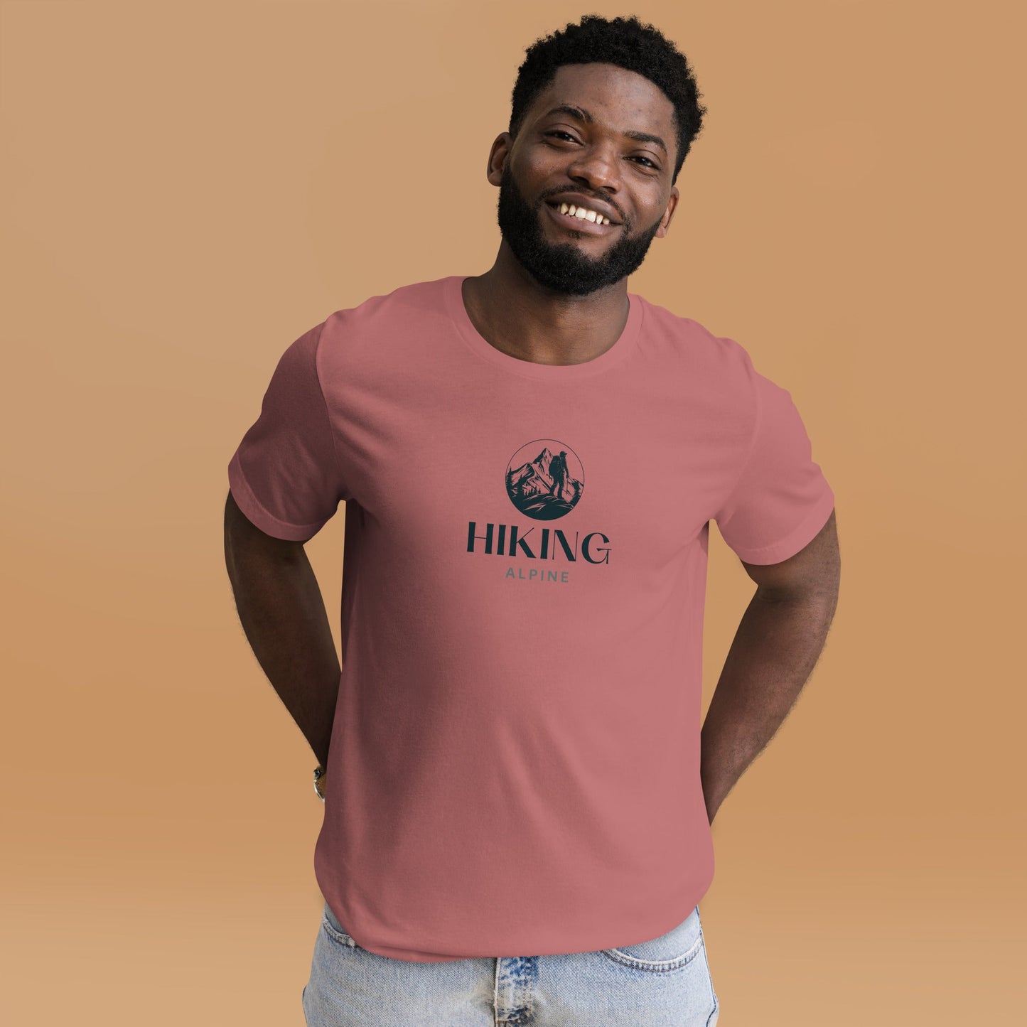 Hiking Alpine Climb Unisex t-shirt